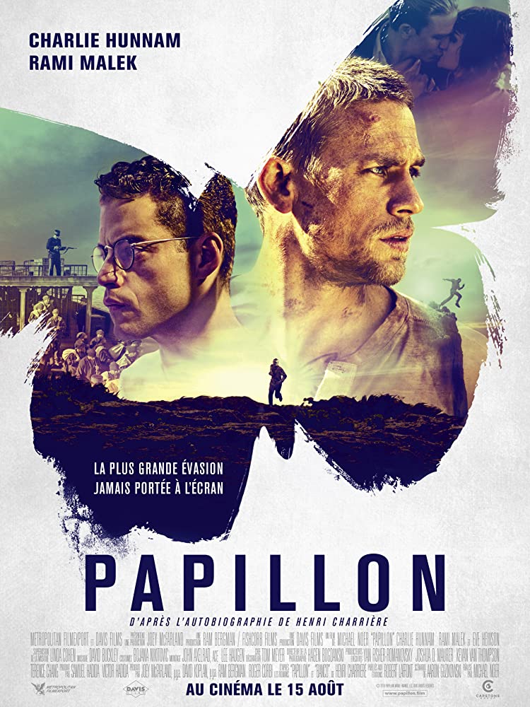 Papillon (2017) ปาปิยอง หนีตายเเดนดิบ